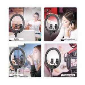 Ring Light με Τρίποδο Δαπέδου και Βάση για Κινητό