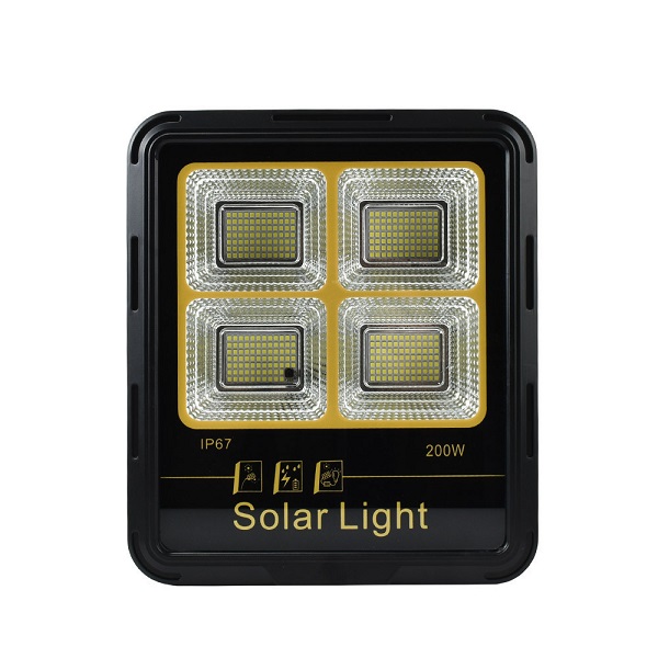 Ηλιακός Προβολέας 332LED 200W IP67 Μαύρο Holsten Bossen D200