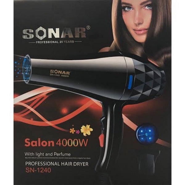 Πιστολάκι Μαλλιών 4000W με Φυσούνα SN-1240 Sonar