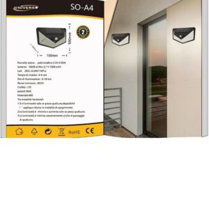 Επιτοίχιο Φωτιστικό Απλίκα  LED Solar Energy