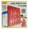 Smart Ζυγαριά με Λιπομετρητή & Bluetooth σε Ροζ χρώμα Q-S068