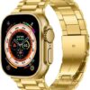 Smartwatch G9 Pro Ultra με Παλμογράφο (Χρυσό)