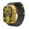 Smartwatch G9 Pro Ultra με Παλμογράφο (Χρυσό)