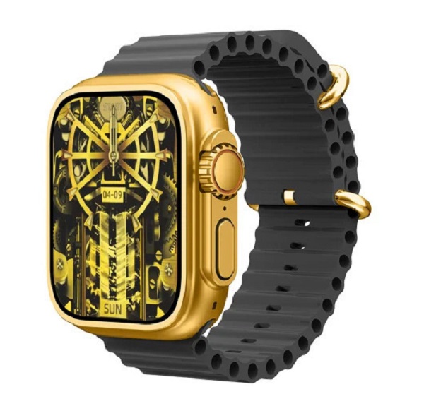 Smartwatch G9 Pro Ultra με Παλμογράφο (Χρυσό)