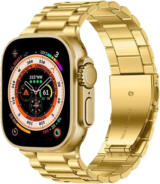 Smartwatch G9 Pro Ultra με Παλμογράφο (Χρυσό)
