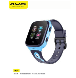 Smartwatch Παιδικό με GPS και Καουτσούκ/Πλαστικό Λουράκι Awei H14