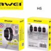 Smartwatch με Παλμογράφο (Μαύρο) Awei H6