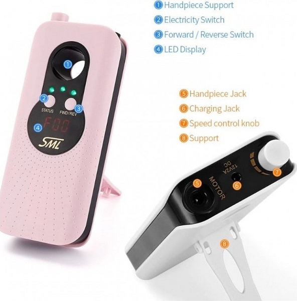 Sml M11 Τροχός Νυχιών Μπαταρίας 35000rpm