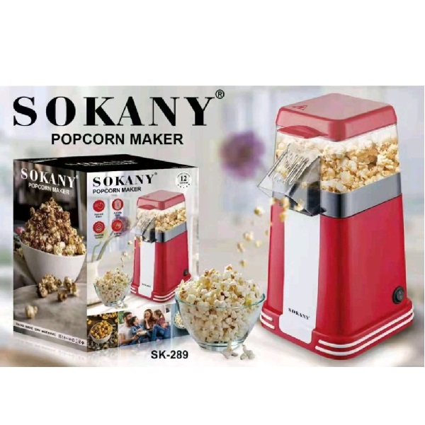 Sokany SK-289 Μηχανή Ποπ-Κορν Ζεστού Αέρα 1200W