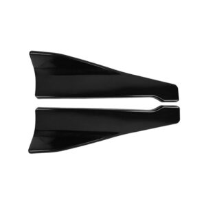 Spoiler Αυτοκινήτου Πλαϊνά 48cm Γυαλιστερά Μαύρα HW-0017 2 τμχ