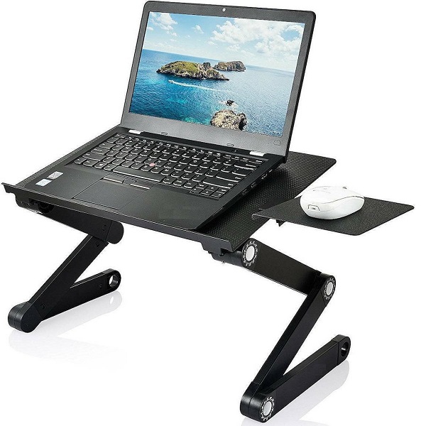 Τραπεζάκι για Laptop με 2 Ανεμιστήρες T8 Smart Foldable