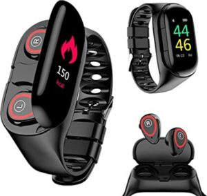 Tracker με Παλμογράφο TWS 2in1 M1 Activity Μαύρο