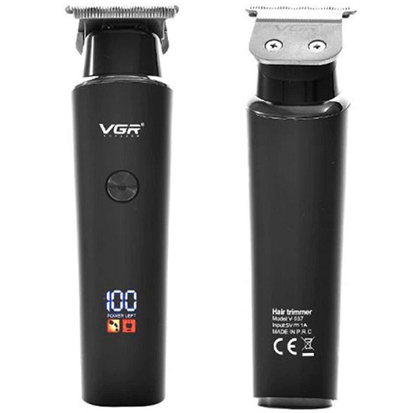 VGR Επαναφορτιζόμενη Κουρευτική Μηχανή Μαύρη V937