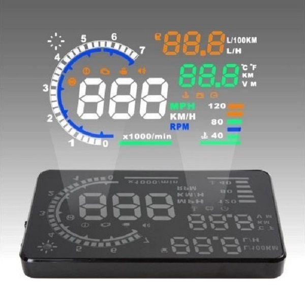 Ψηφιακό Head up Display Αυτοκινήτου με OBD II Interface