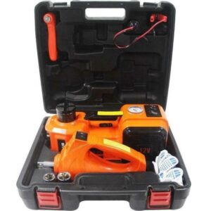 Γρύλος Αυτοκινήτου Ηλεκτρικός Υδραυλικός Δαπέδου με Αντλία Φουσκώματος, Συμπαγές Κλειδί και Φακό Φορητό 12V 58646