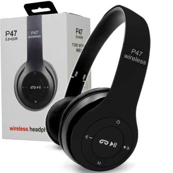 Ακουστικά Wireless BT Over Ear Black