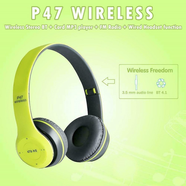 Ακουστικά Wireless BT Over Ear Black