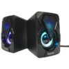 Ηχεία Υπολογιστή 2.0 με RGB Φωτισμό Leerfei YST-1046 σε Μαύρο Χρώμα