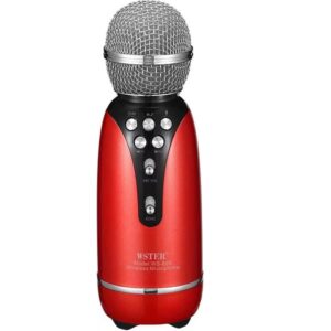 Μικρόφωνο Karaoke Ασύρματο Q-MC899 σε Κόκκινο Χρώμα Andowl