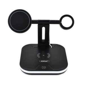 Φορτιστής Ασύρματος Qi Pad 25W Power Delivery / Quick Charge 3.0 Μαύρος (971) Andowl