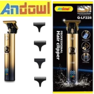 Κουρευτική Μηχανή Επαναφορτιζόμενη Χρυσή Q-LF228 Andowl