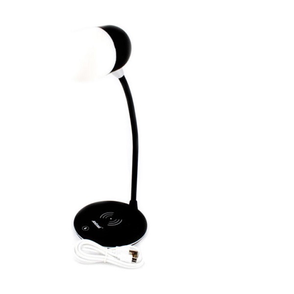 Φωτιστικό Γραφείου με Εύκαμπτο Βραχίονα σε Μαύρο Χρώμα Andowl Q-68L