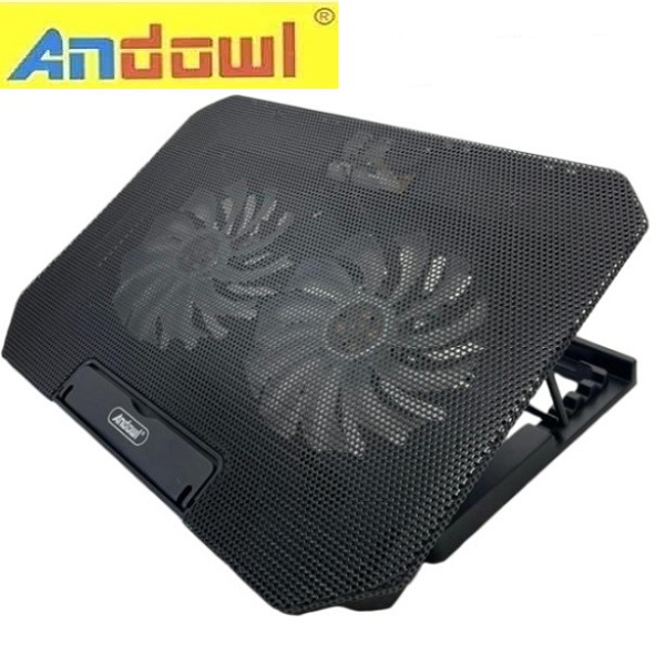 Cooling Pad για Laptop έως 17" με 2 Ανεμιστήρες Andowl Q-SR03
