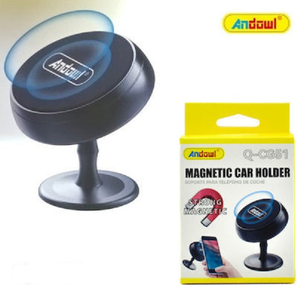 Βάση Κινητού Αυτοκινήτου με Μαγνήτη Μαύρη Andowl Q-CG51