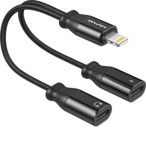 Awei Μετατροπέας Lightning male σε Lightning 2x female (AW-CL-72)