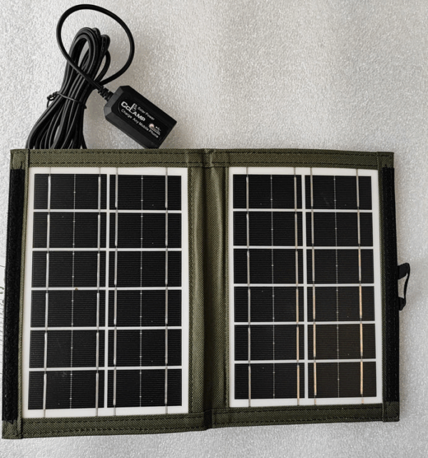 Πάνελ Ηλιακό Φόρτισης USB 7,2W Αναδιπλούμενο Με Υφασμάτινο Κάλυμμα Καφέ CL-670