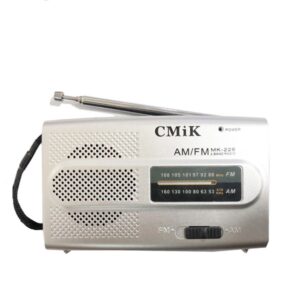 CMIK Φορητό Ραδιόφωνο Ασημί MK-228