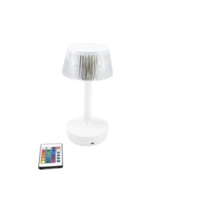 epitrapezio_diakosmitiko_fotistiko_me_fotismo_rgb_led_diafano_q_tl153.jpg Φωτιστικό Διακοσμητικό Επιτραπέζιο με Φωτισμό RGB LED Μπαταρίας Διάφανο Andowl Q-TL153