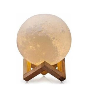 fegari_moon_light_led0.jpg Διακοσμητικό Φωτιστικό Μοοn Light LED 15cm Αφής 3D σε Λευκό Χρώμα 1135