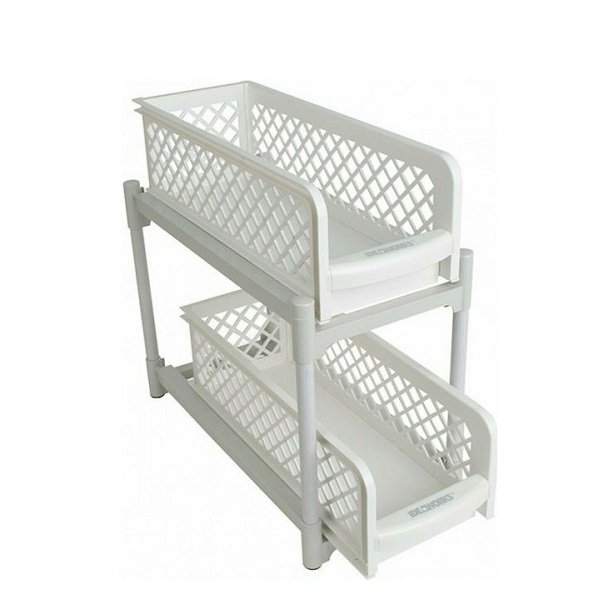 Βάση Οργάνωσης Κουζίνας - Μπάνιου Πλαστική σε Λευκή GL-52604