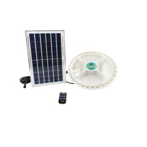 Foyu Κρεμαστό Ηλιακό Φωτιστικό 400W Ψυχρό Λευκό 6500K με Τηλεχειριστήριο fo-11-27