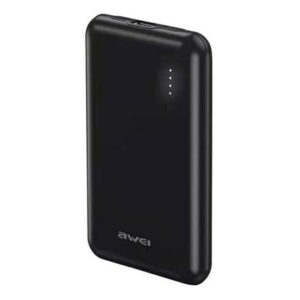 Power Bank 10000mAh με Θύρα USB-A Μαύρο Awei P123K