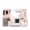 Hoomei Καθρέπτης Μακιγιάζ Επιτραπέζιος με Φως Ροζ HM-7352
