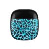 Bluetooth Ακουστικά Ασύρματα με Βάση Φόρτισης Awei T28 Pro Ice Crack Blue