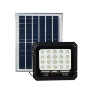 Ηλιακός Προβολέας 160LED 100W IP66 Foyu FO-T5100 – Μαύρο