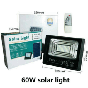 Ηλιακός Προβολέας Στεγανός IP66 Ισχύος 60W με Τηλεχειριστήριο και Φωτοκύτταρο JD-8860