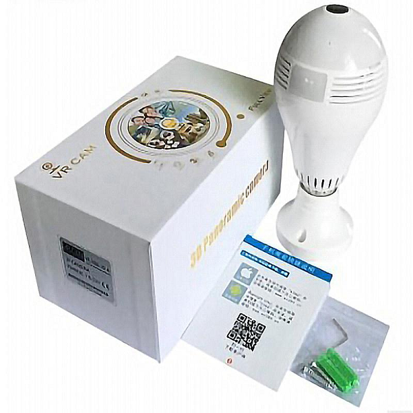 Κρυφή Κάμερα Λάμπα VR Cam 3D VR-V9-C