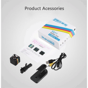 Mini Camera Καταγραφής Με Βραχίονα Και Νυχτερινές Λήψεις-full Hd1080p HD Sq11