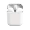 inPods 12 Earbud Bluetooth Handsfree Ακουστικά με Αντοχή στον Ιδρώτα και Θήκη Φόρτισης Λευκά