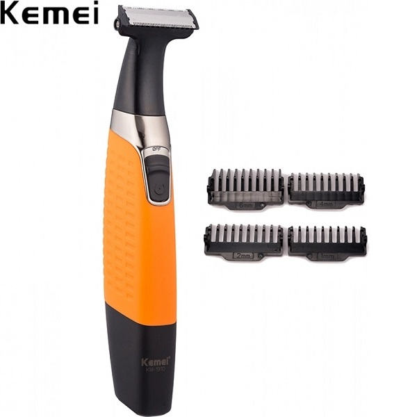 Kemei Facial Trimmer  Ξυριστική Μηχανή Προσώπου  Σώματος Επαναφορτιζόμενη KM-1910