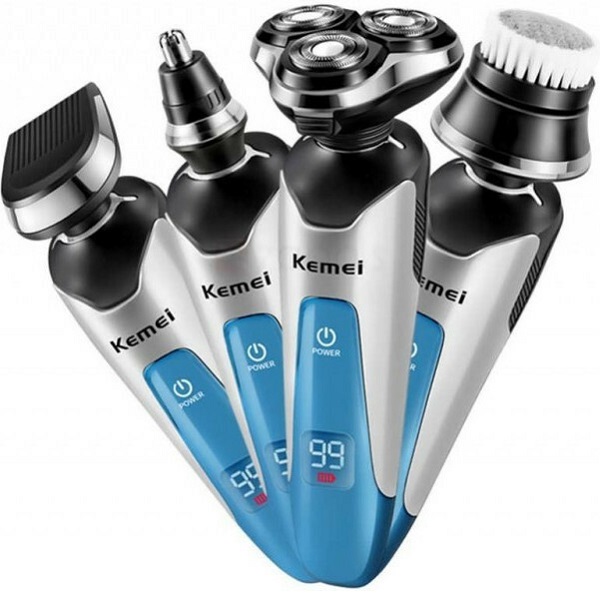 kemei_km_5390-X-2.jpg Ξυριστική Μηχανή Προσώπου Επαναφορτιζόμενη Kemei KM-5390