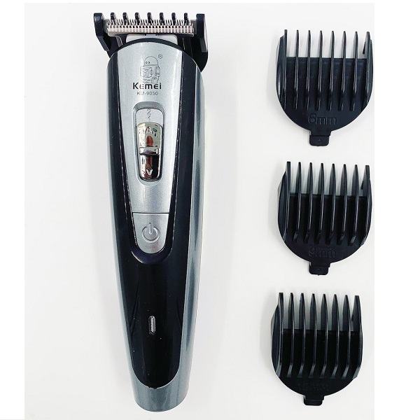 kemei_km_90500.jpg Kemei KM-9050 Επαναφορτιζόμενη Κουρευτική Μηχανή Ασημί