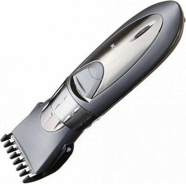 Kemei Κουρευτική Μηχανή Επαναφορτιζόμενη Μαύρη KM-605