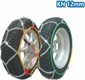 ΚΝ90 Αντιολισθητικές Αλυσίδες με Πάχος 12mm για Επιβατικό Αυτοκίνητο 2τμχ