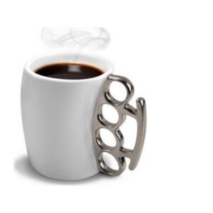 Σιδερογροθιά Κούπα Κεραμική Λευκή