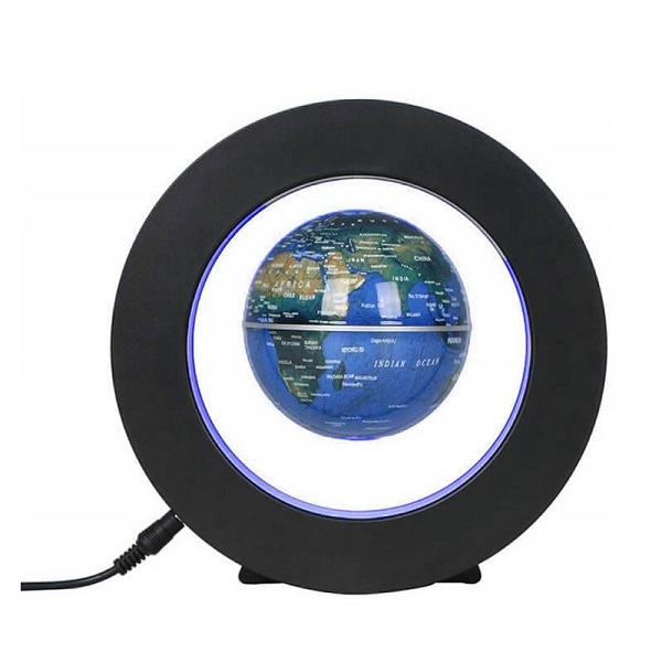 Υδρόγειος Σφαίρα Αιωρούμενη με Φως σε Μπλε χρώμα 03020GLB00BK